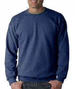 18000 Gildan Adult Heavy BlendCrew Neck Sweatshirt Indigo Blue