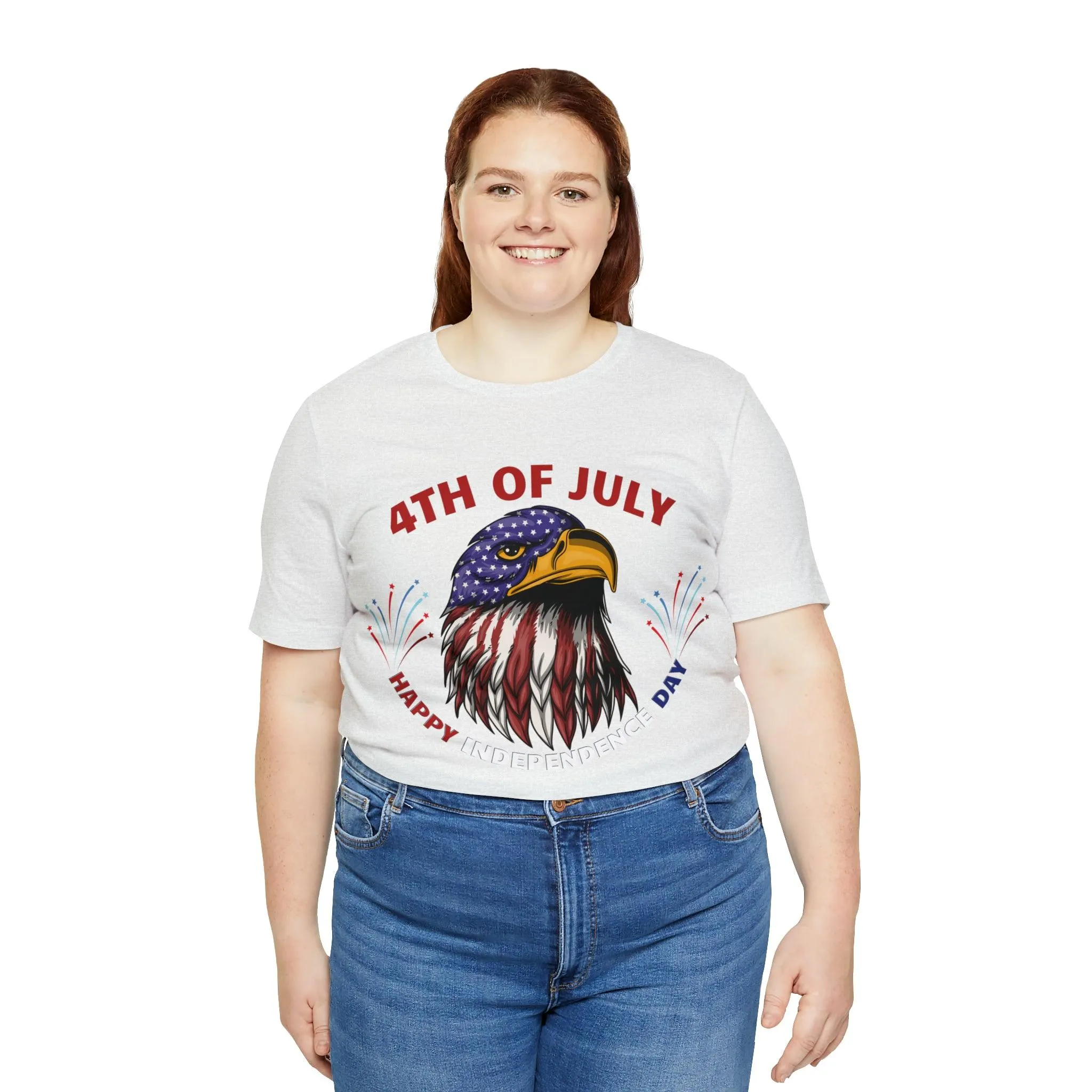 4th of July shirt, Happy Independence Day shirt, Casual Top Tee