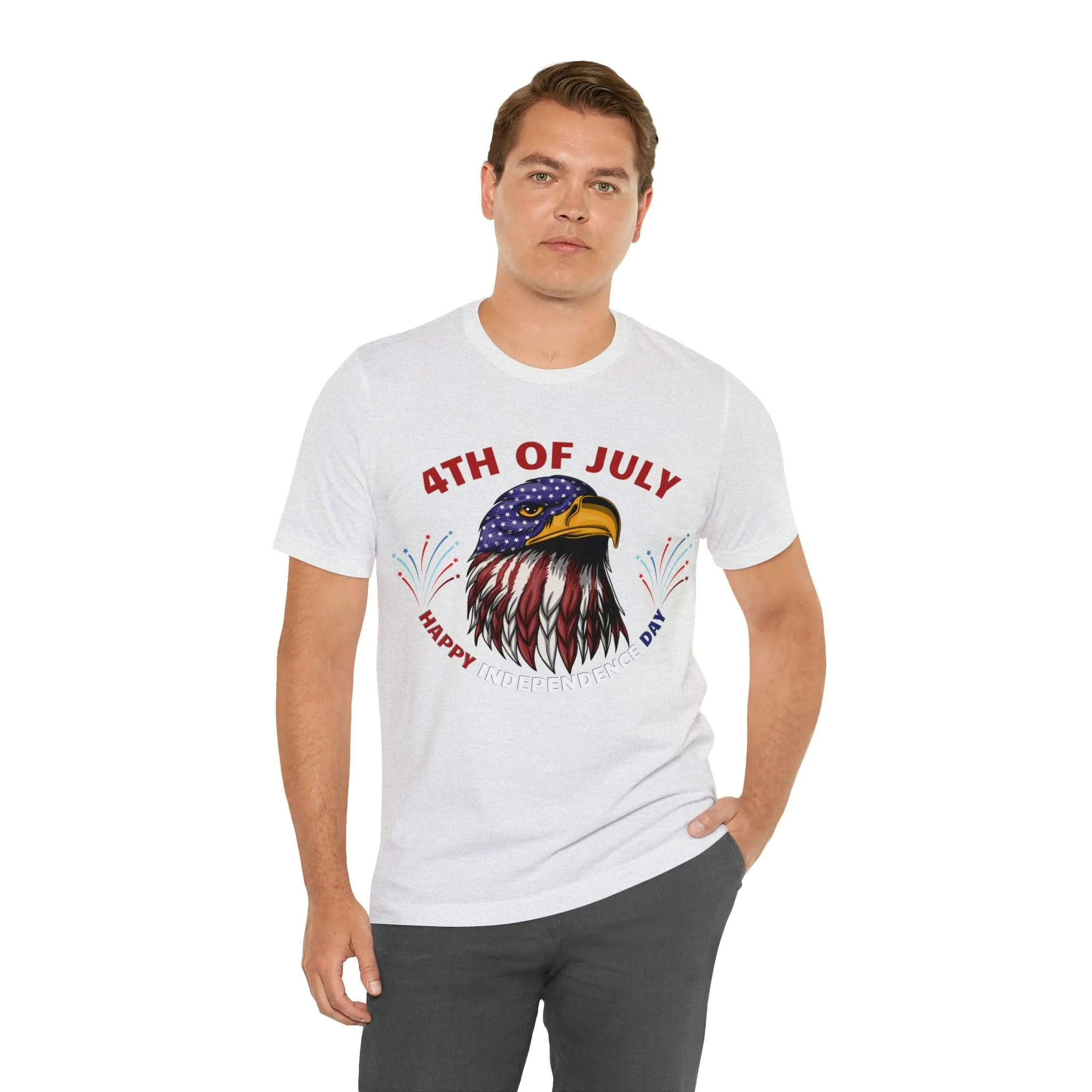4th of July shirt, Happy Independence Day shirt, Casual Top Tee
