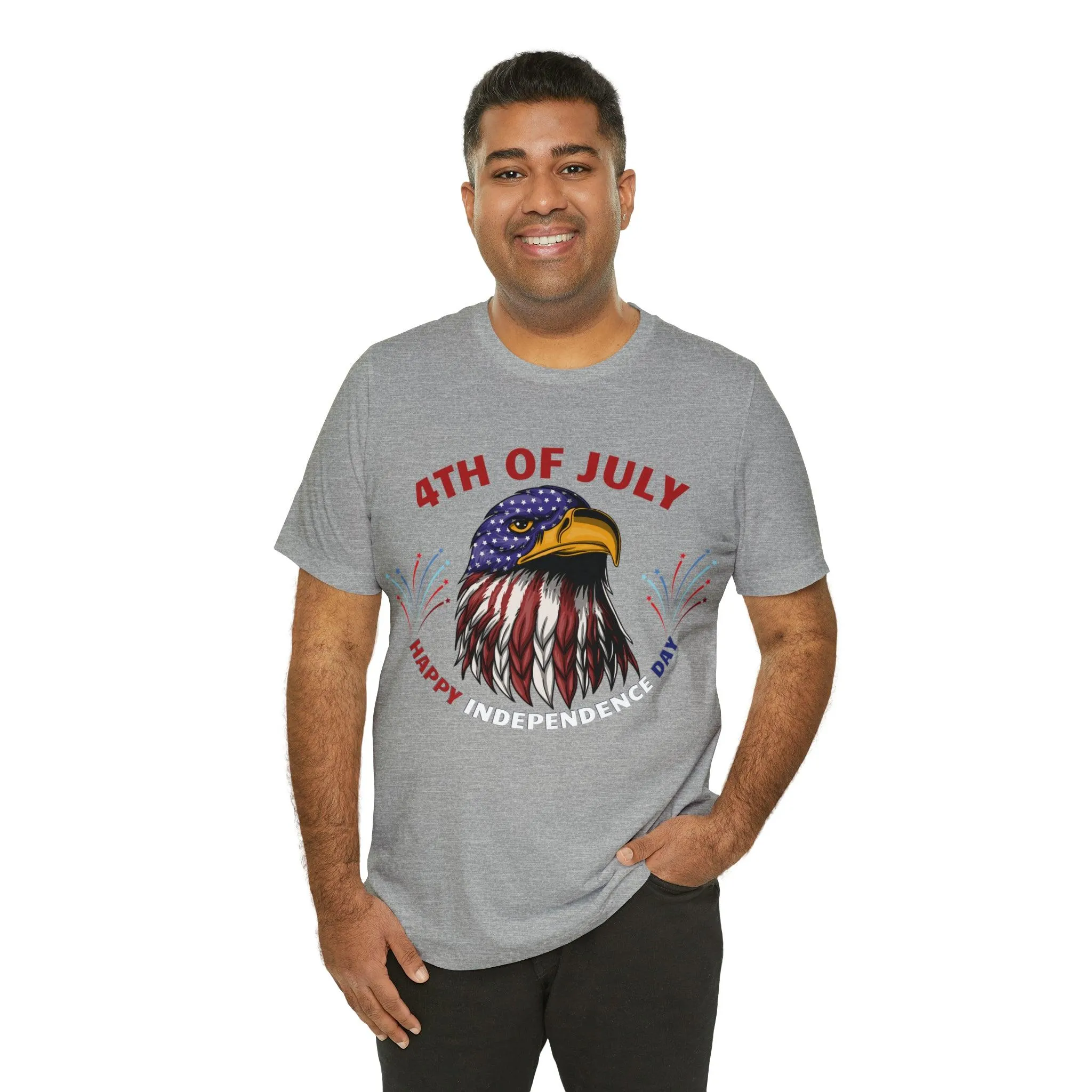 4th of July shirt, Happy Independence Day shirt, Casual Top Tee