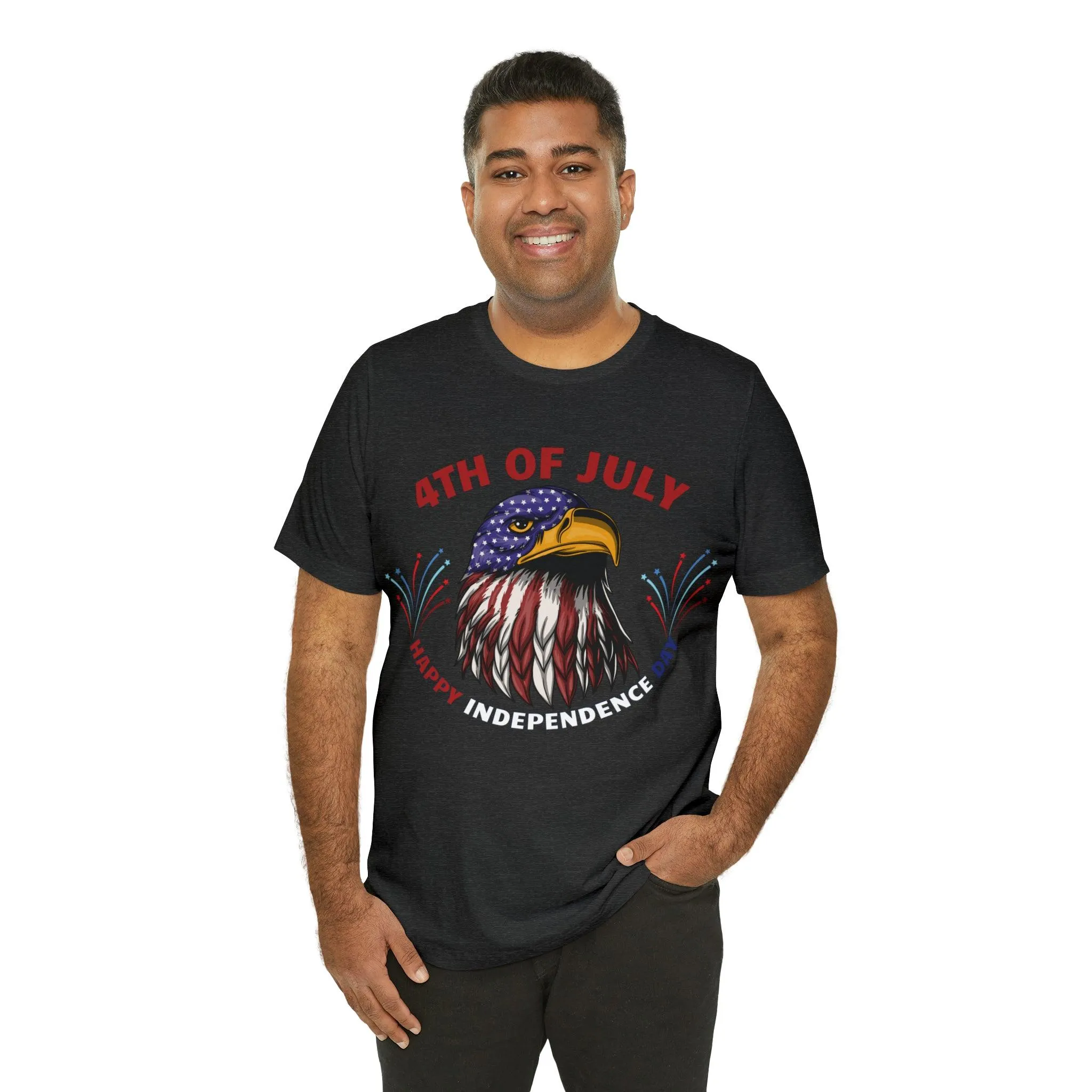 4th of July shirt, Happy Independence Day shirt, Casual Top Tee