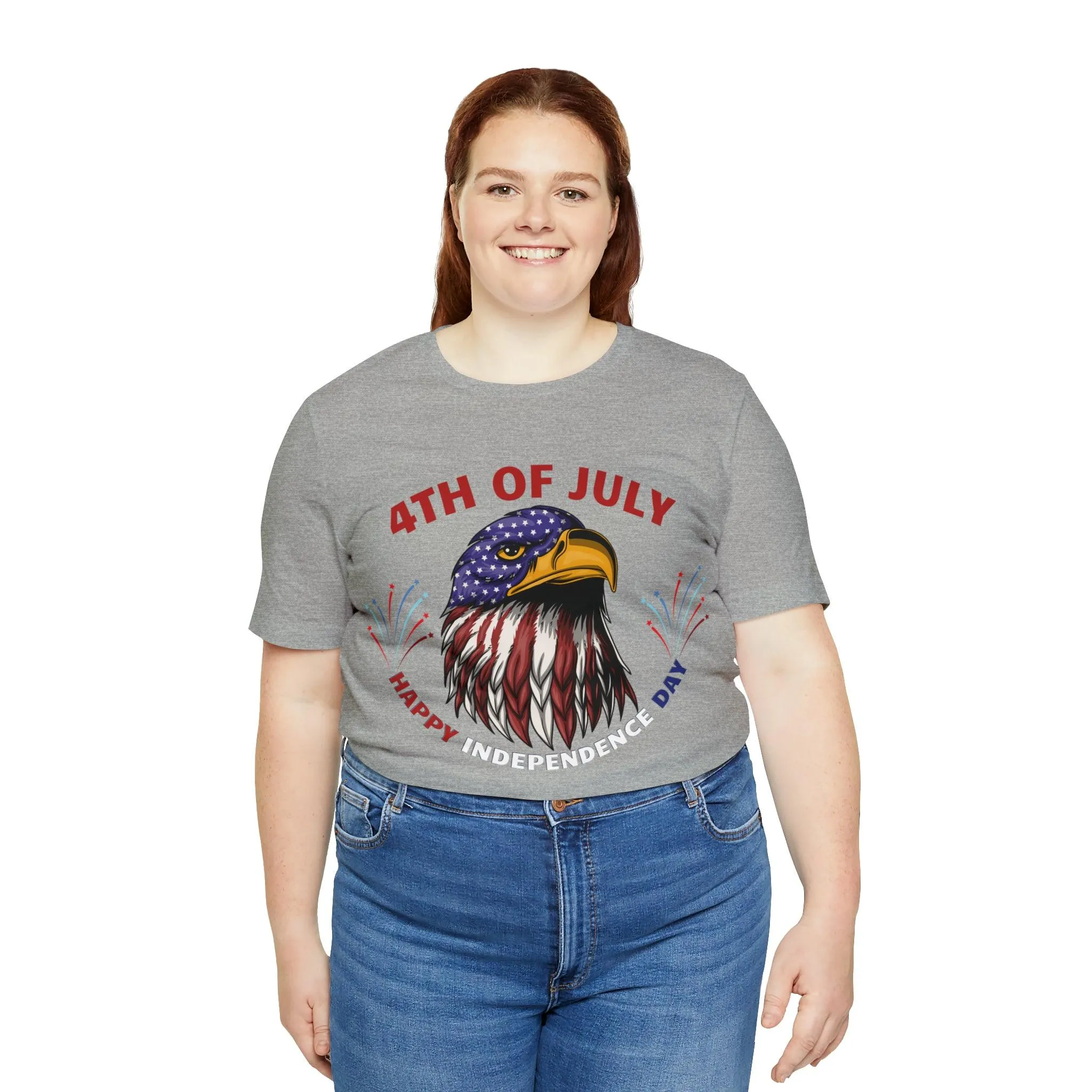 4th of July shirt, Happy Independence Day shirt, Casual Top Tee