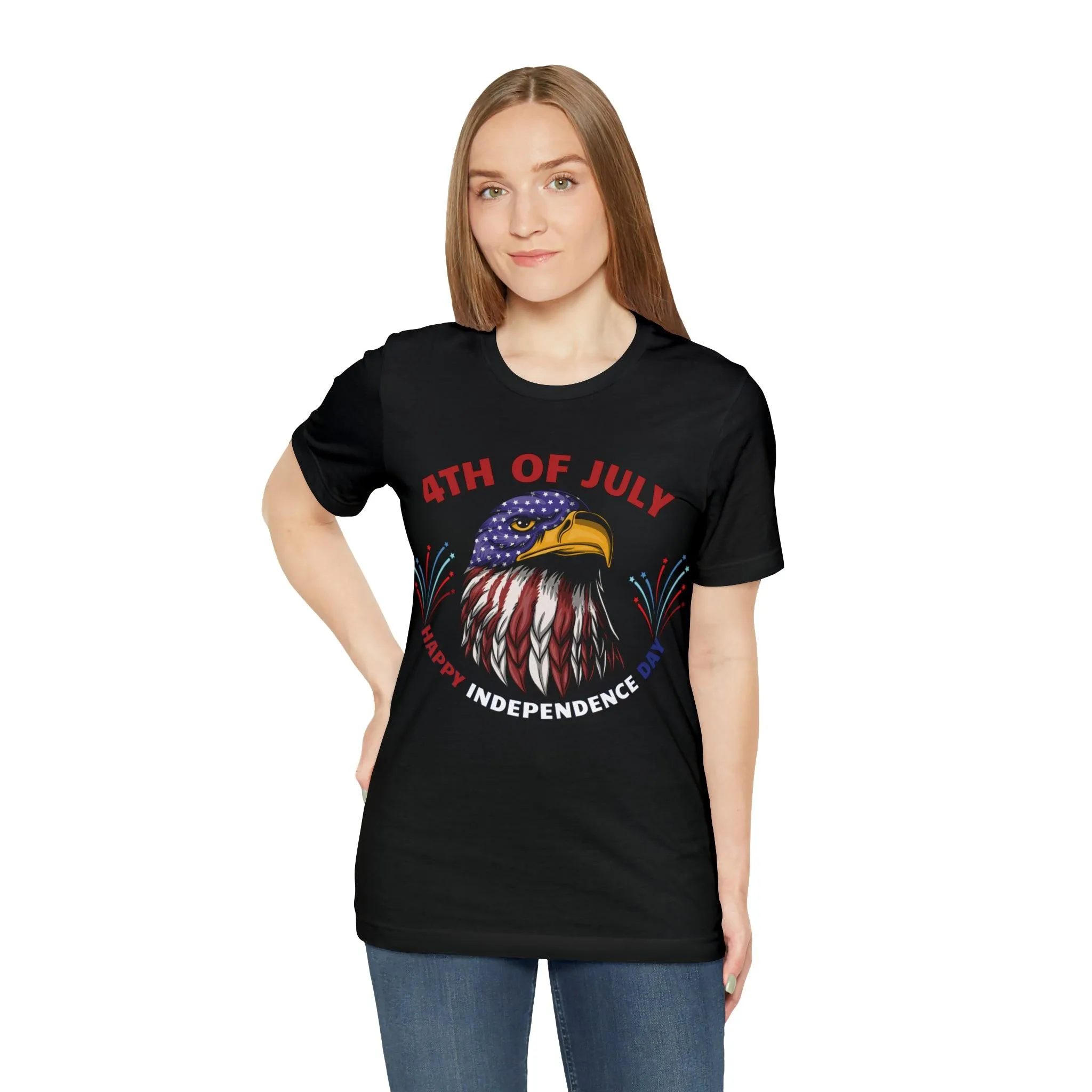 4th of July shirt, Happy Independence Day shirt, Casual Top Tee