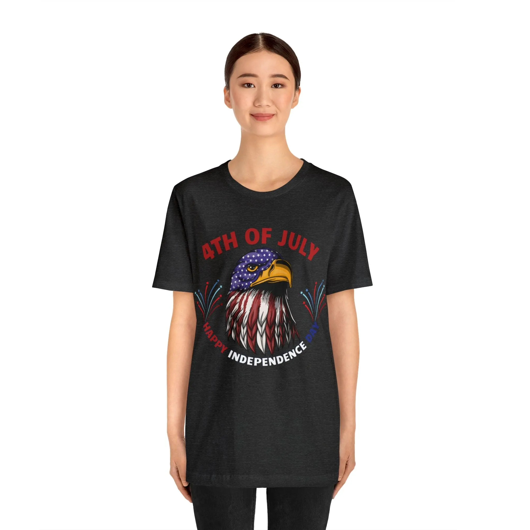 4th of July shirt, Happy Independence Day shirt, Casual Top Tee