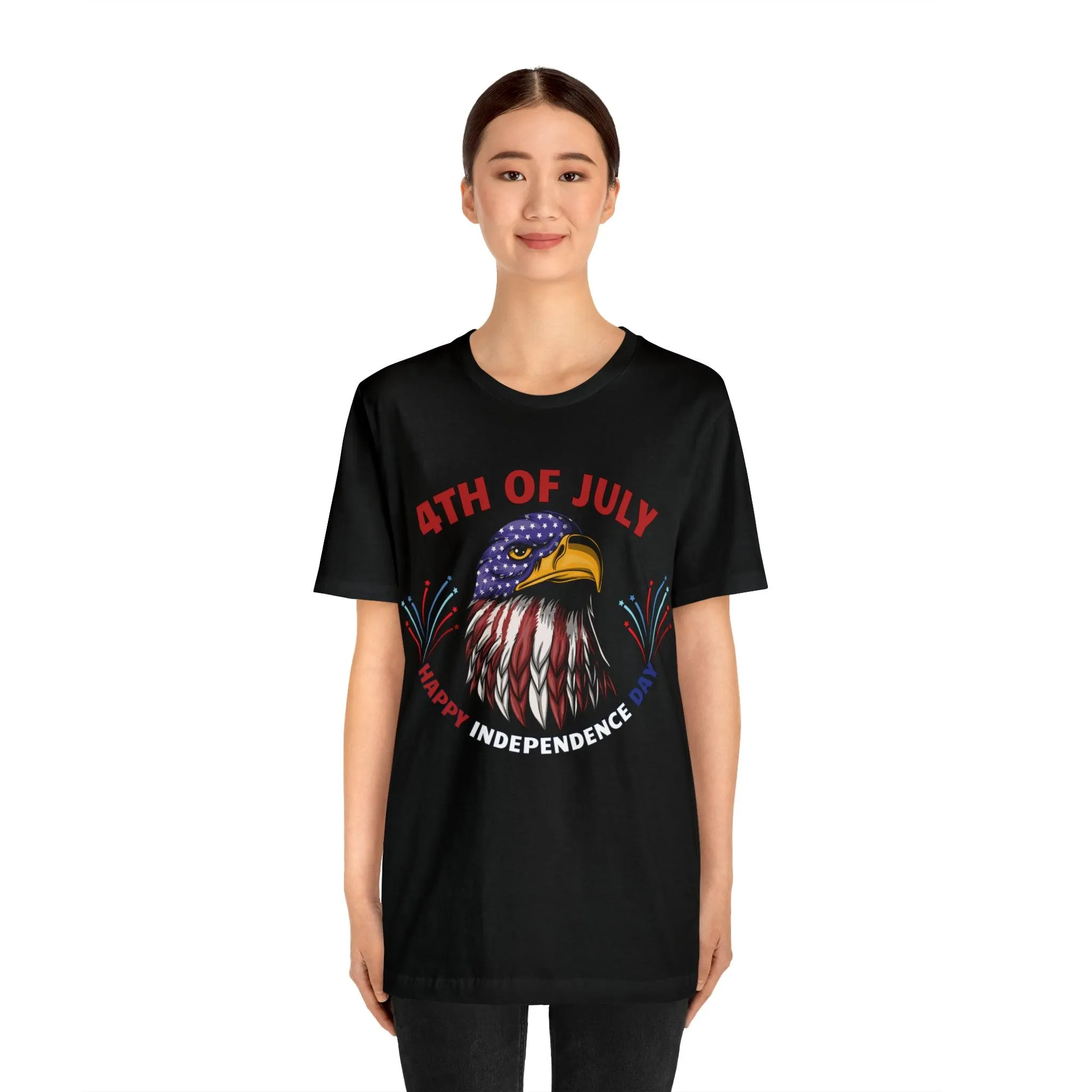 4th of July shirt, Happy Independence Day shirt, Casual Top Tee