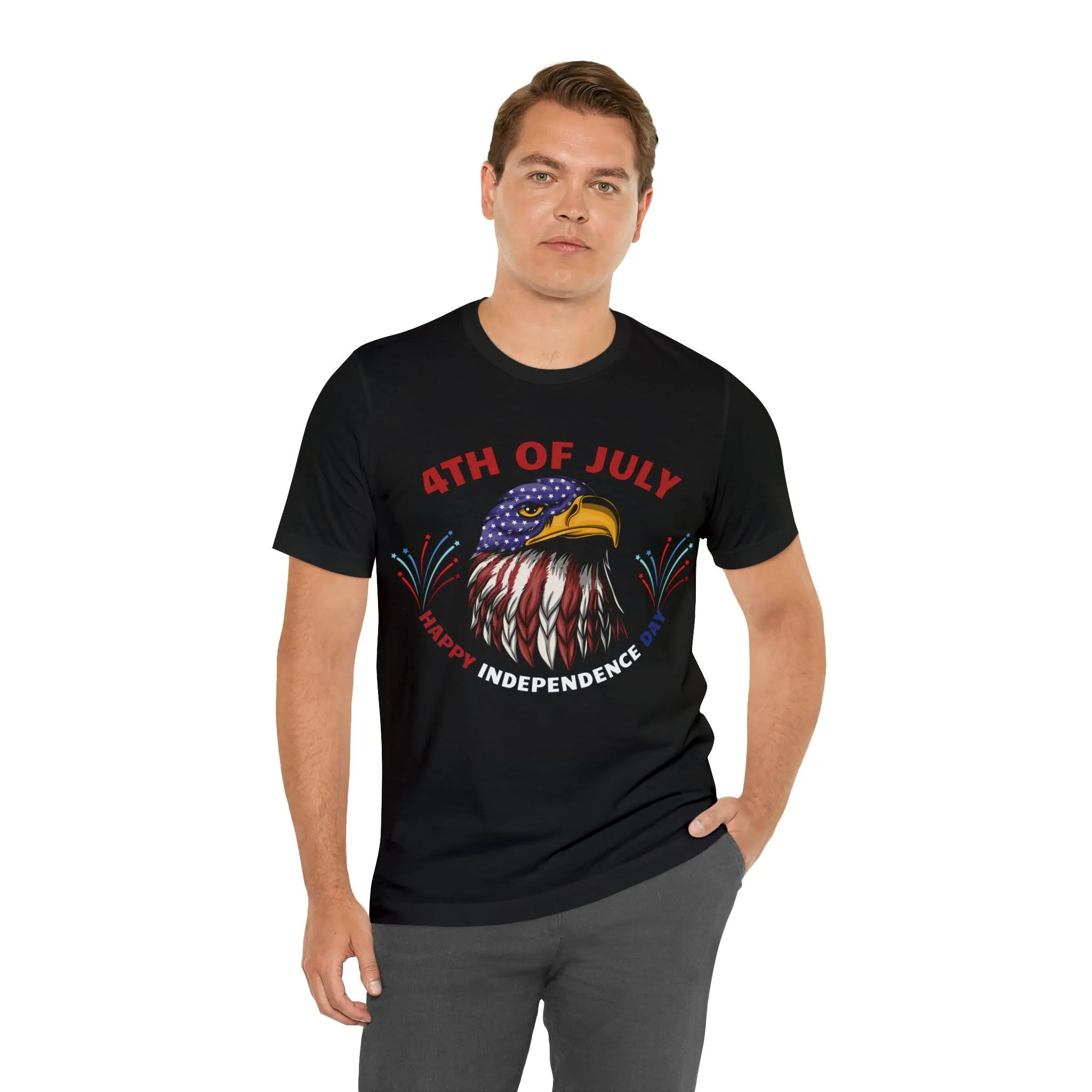4th of July shirt, Happy Independence Day shirt, Casual Top Tee
