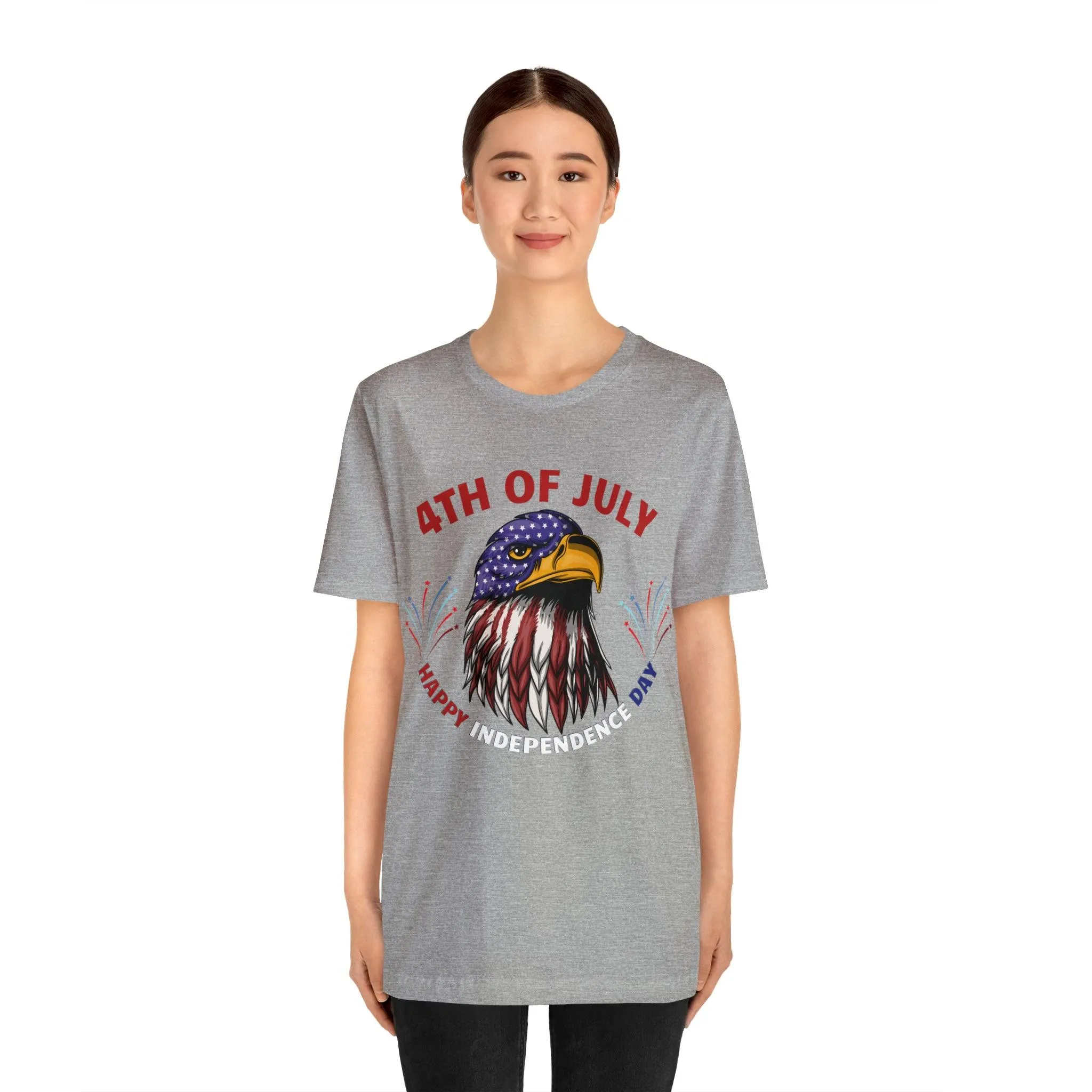4th of July shirt, Happy Independence Day shirt, Casual Top Tee