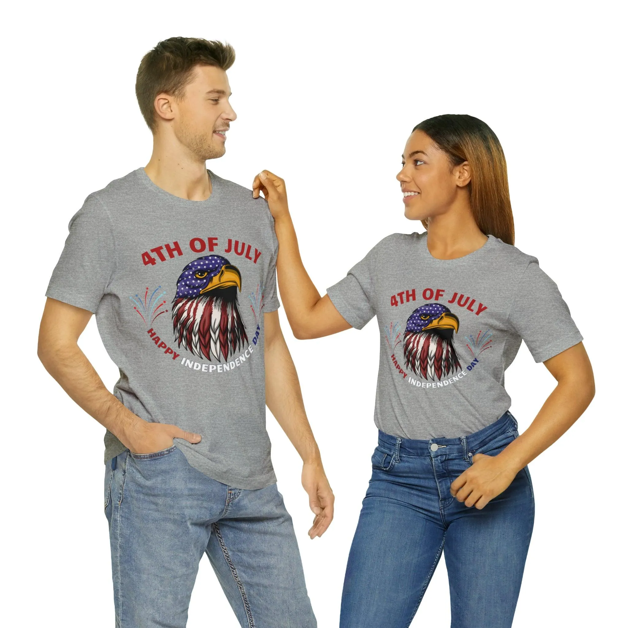 4th of July shirt, Happy Independence Day shirt, Casual Top Tee