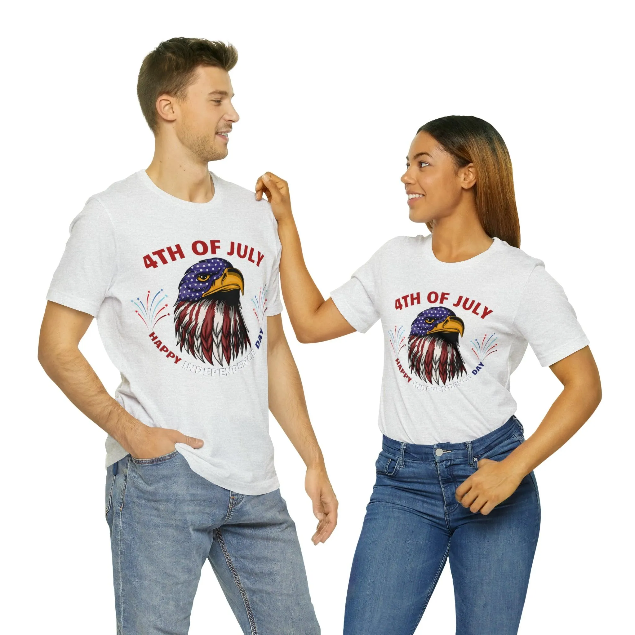 4th of July shirt, Happy Independence Day shirt, Casual Top Tee