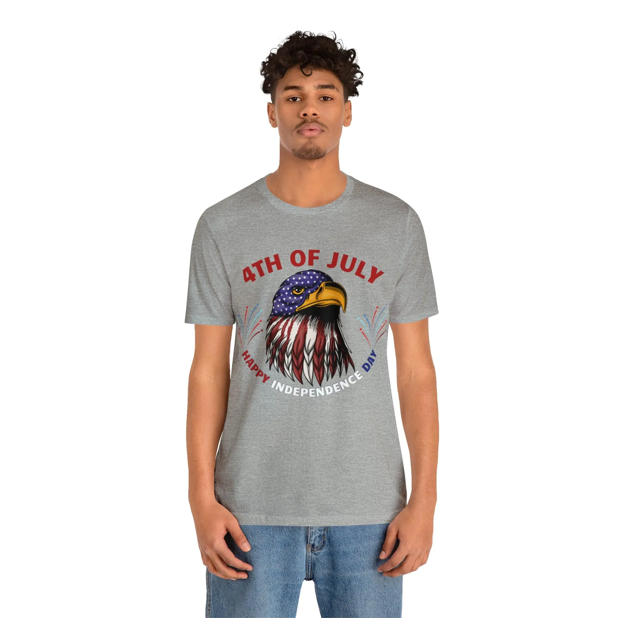 4th of July shirt, Happy Independence Day shirt, Casual Top Tee