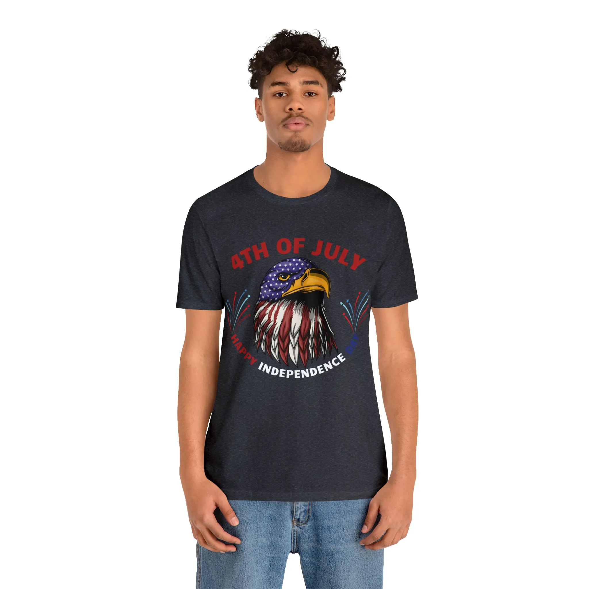4th of July shirt, Happy Independence Day shirt, Casual Top Tee