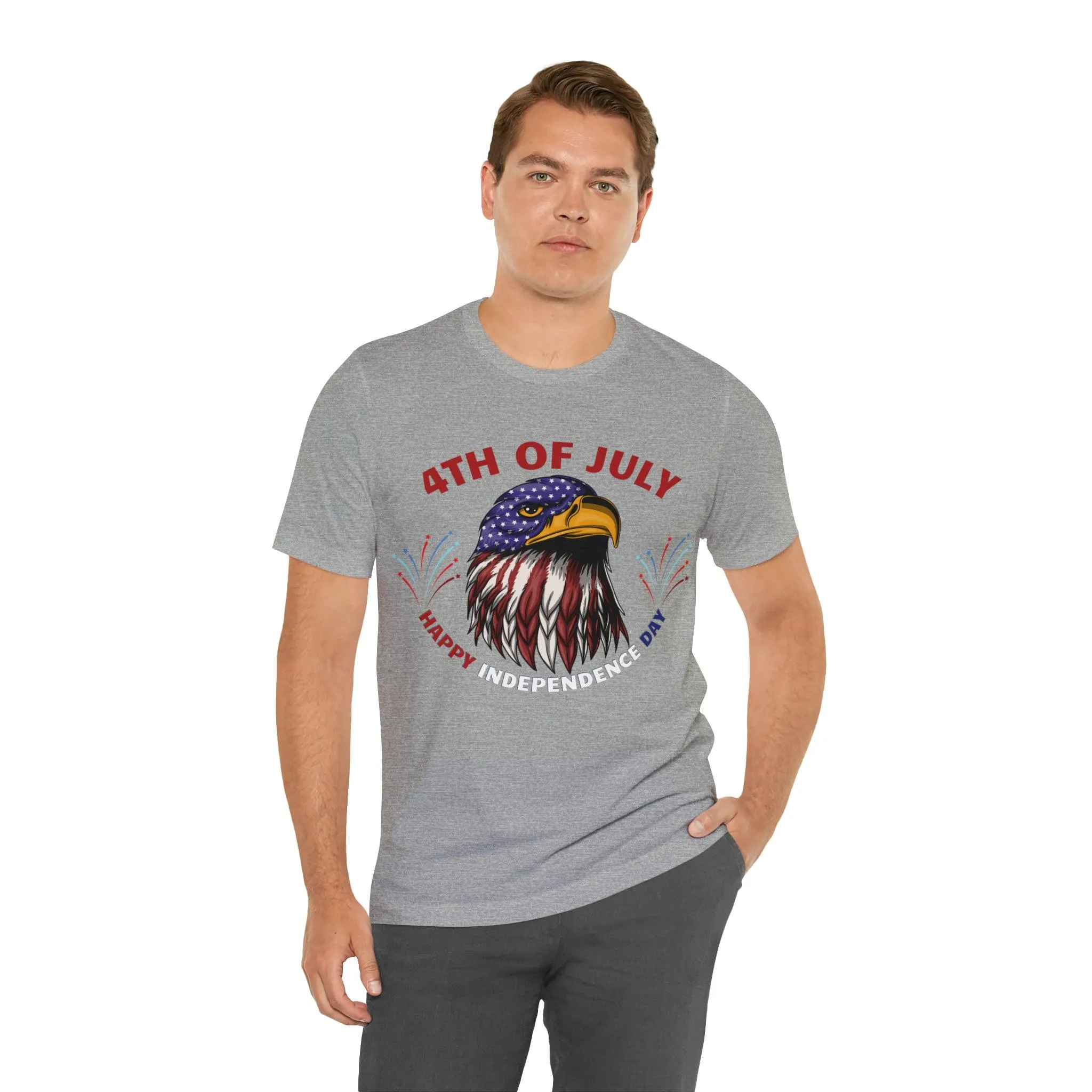 4th of July shirt, Happy Independence Day shirt, Casual Top Tee