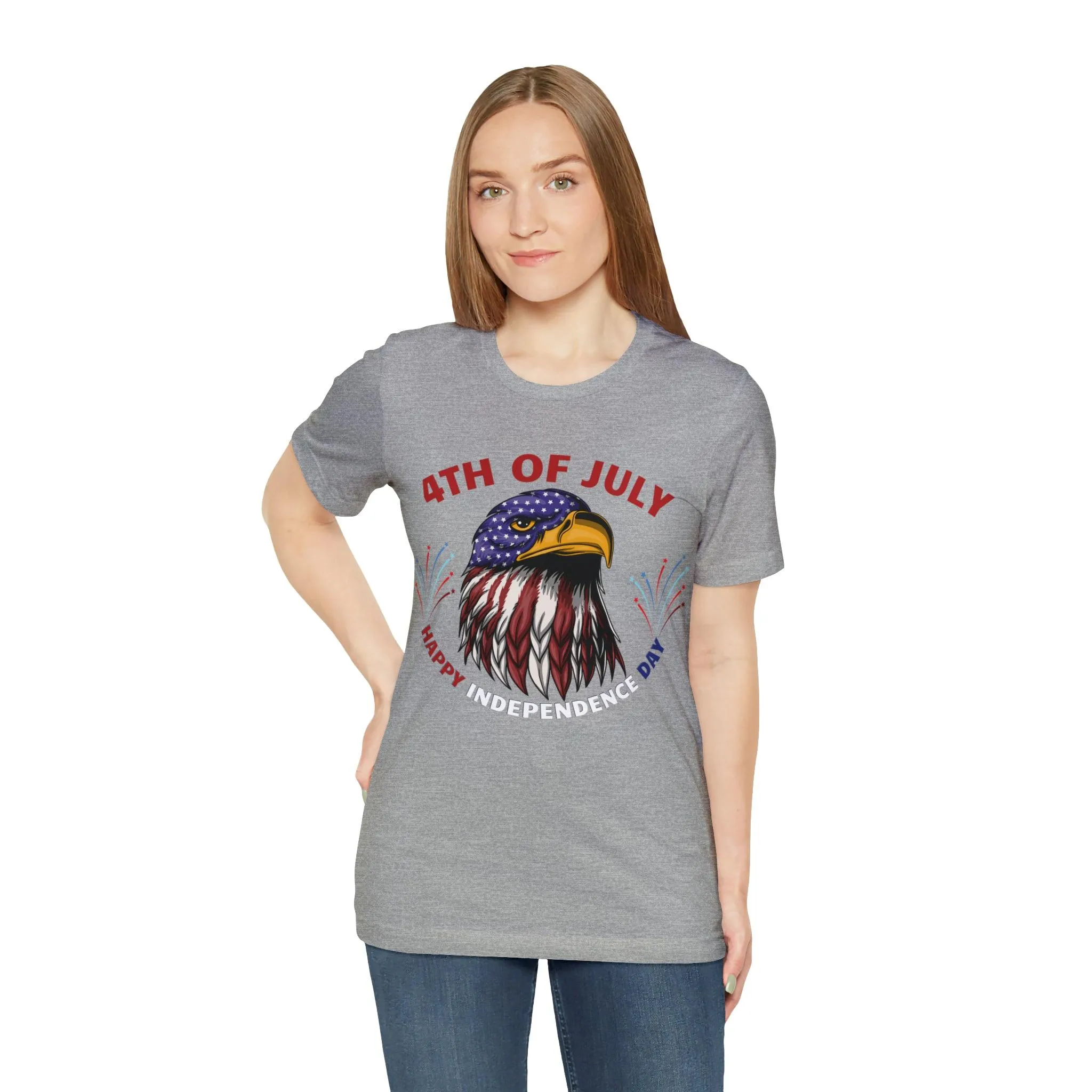 4th of July shirt, Happy Independence Day shirt, Casual Top Tee