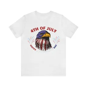 4th of July shirt, Happy Independence Day shirt, Casual Top Tee