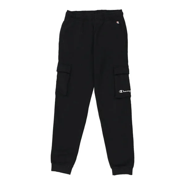 Age 11-12 Champion Joggers - Large Black Cotton