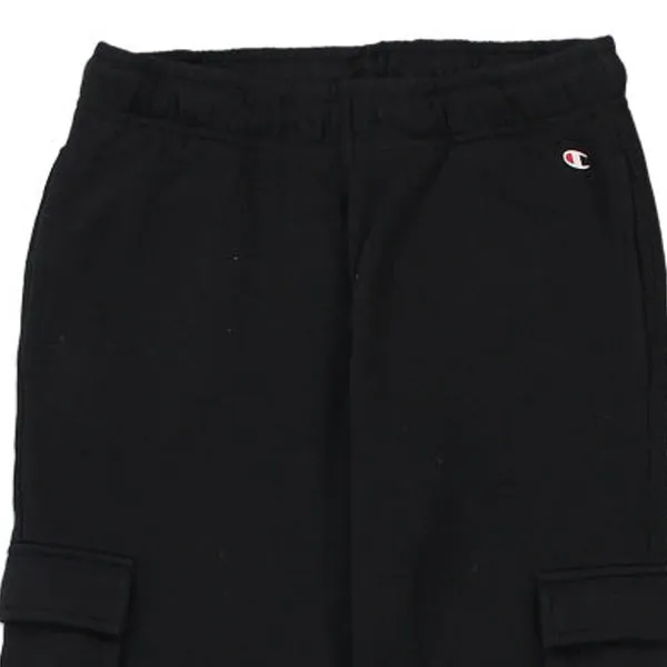 Age 11-12 Champion Joggers - Large Black Cotton