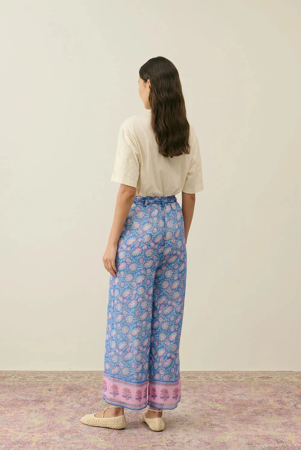 Amandina Blue Capri Cove Pants