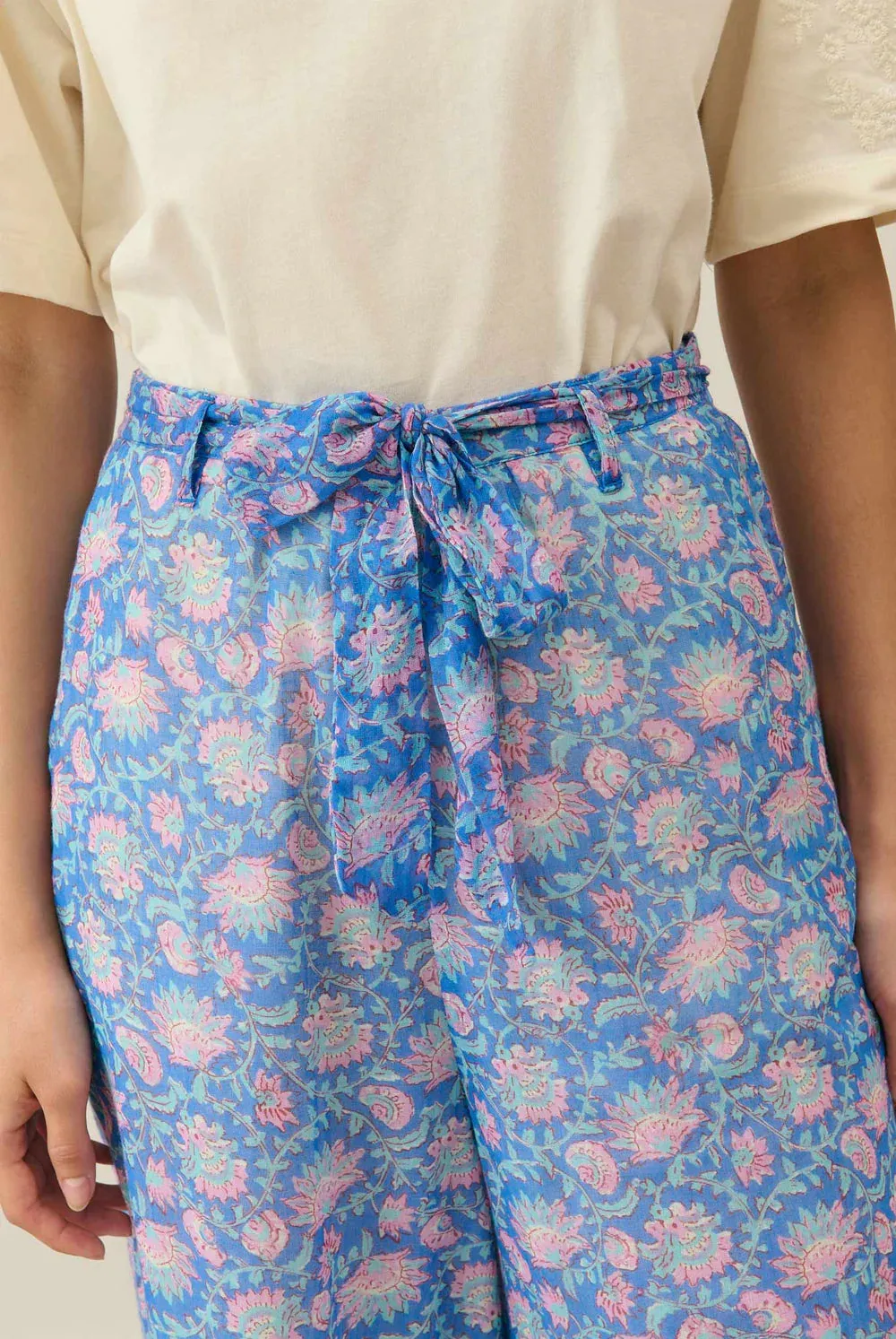 Amandina Blue Capri Cove Pants