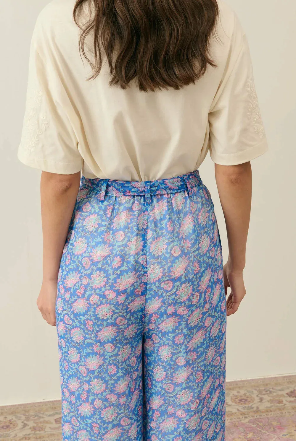 Amandina Blue Capri Cove Pants