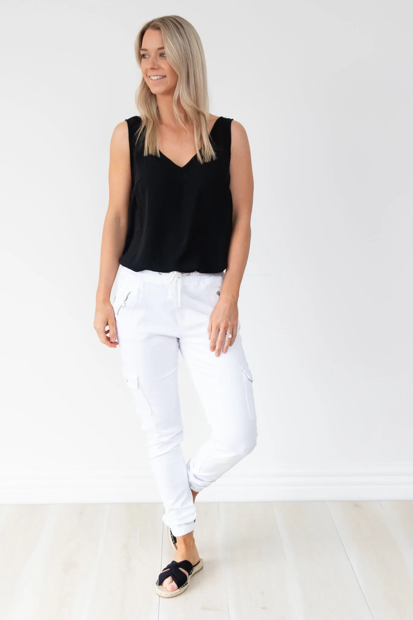 Ash Joggers - White