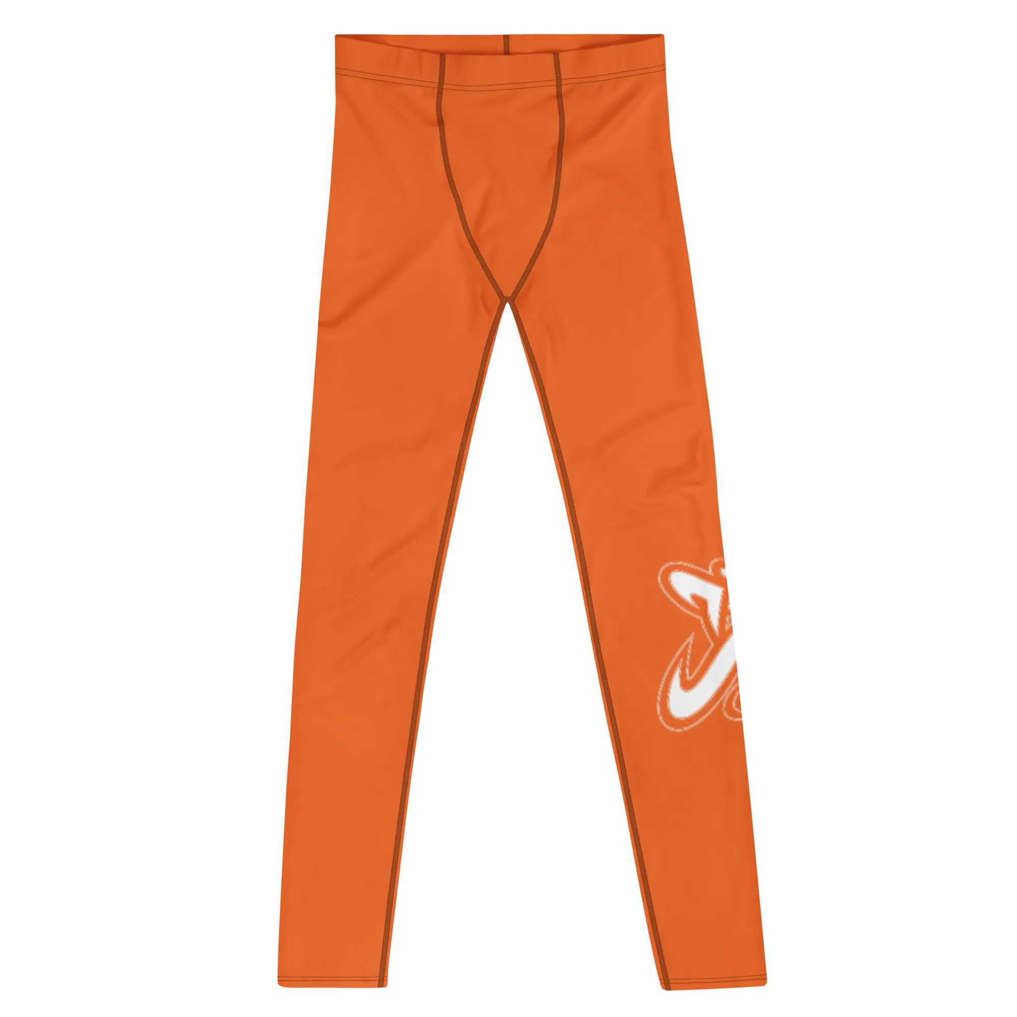 Athletic Apparatus Orange White logo V3 Men's Leggings