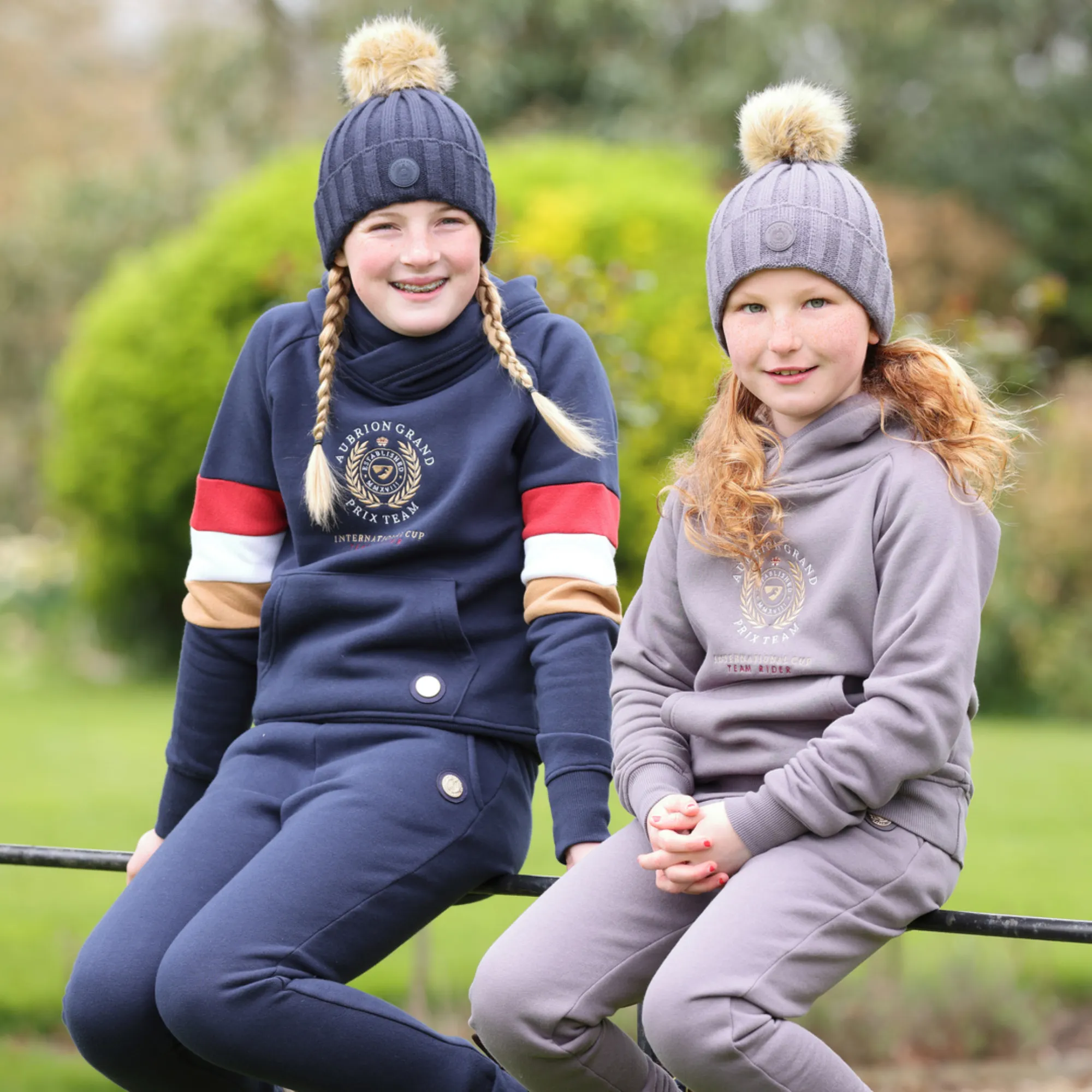 Aubrion Young Rider Team Joggers - Navy