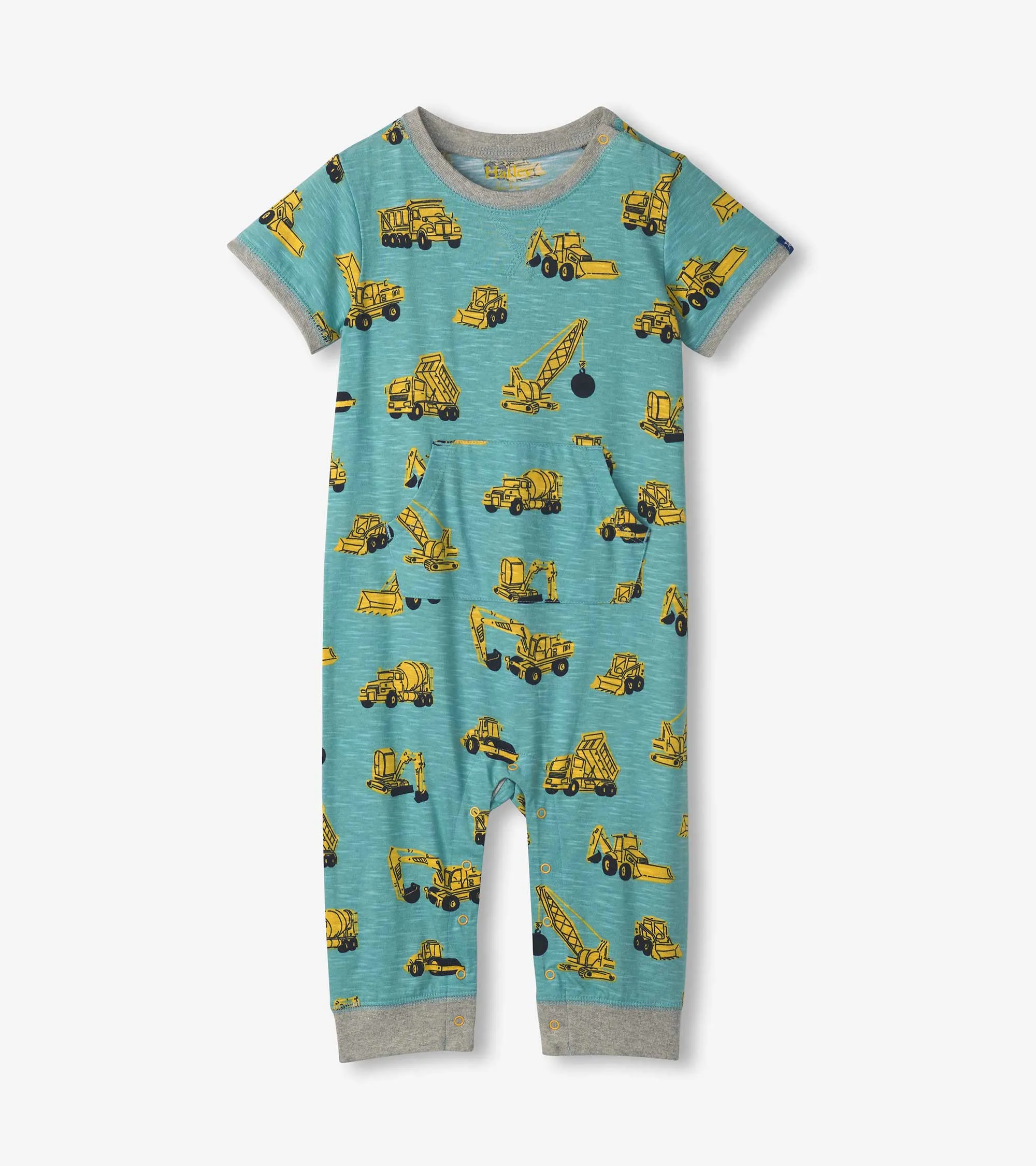 Baby & Toddler Boys Under Construction Jersey Romper