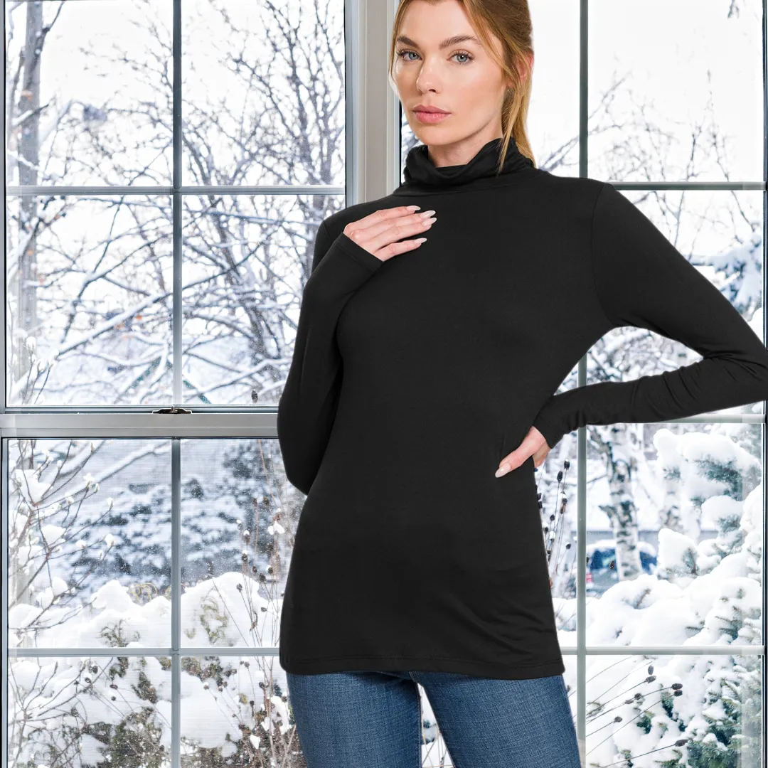 Black Turtleneck S & L
