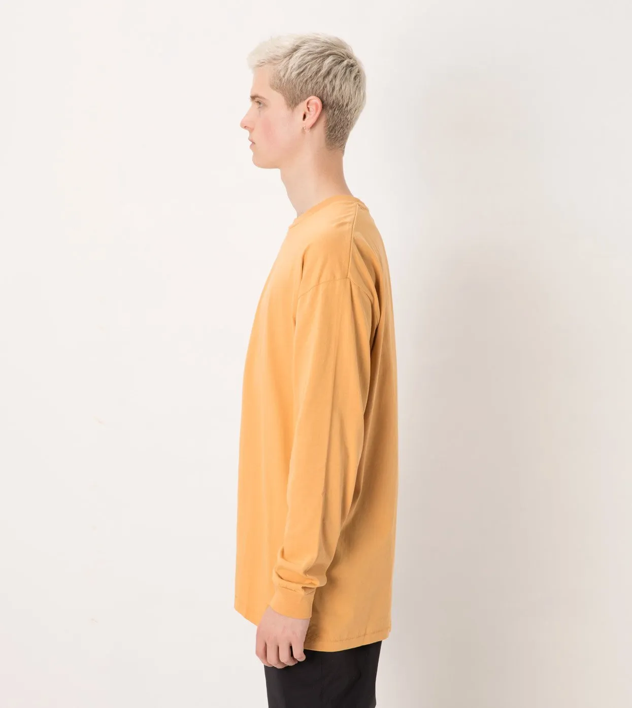 Box LS Tee Saffron