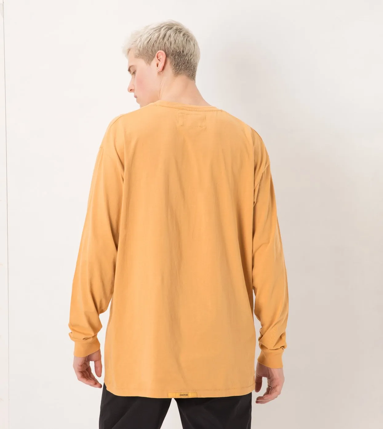 Box LS Tee Saffron
