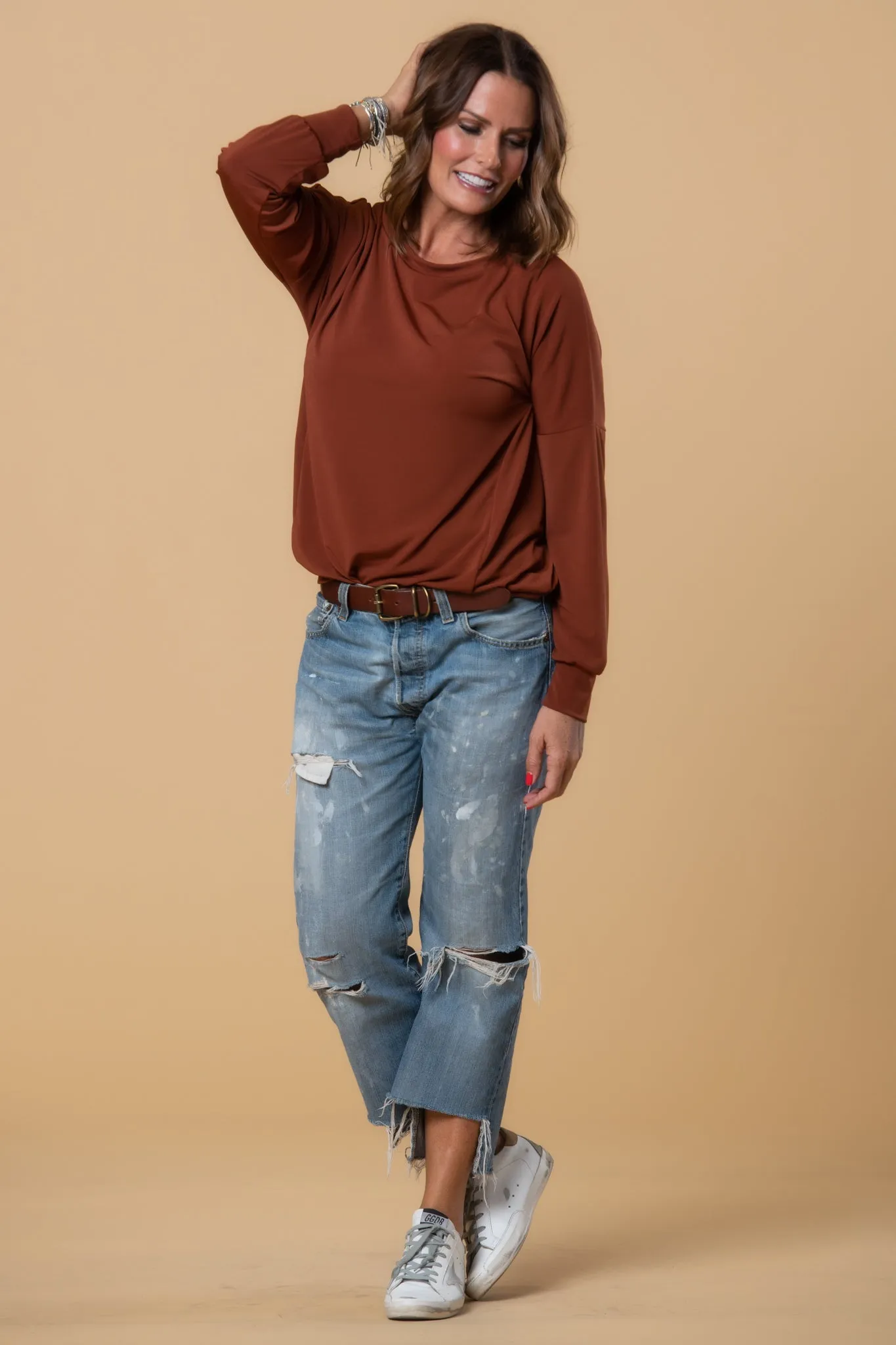 Brigitte Brianna Easy Day Top