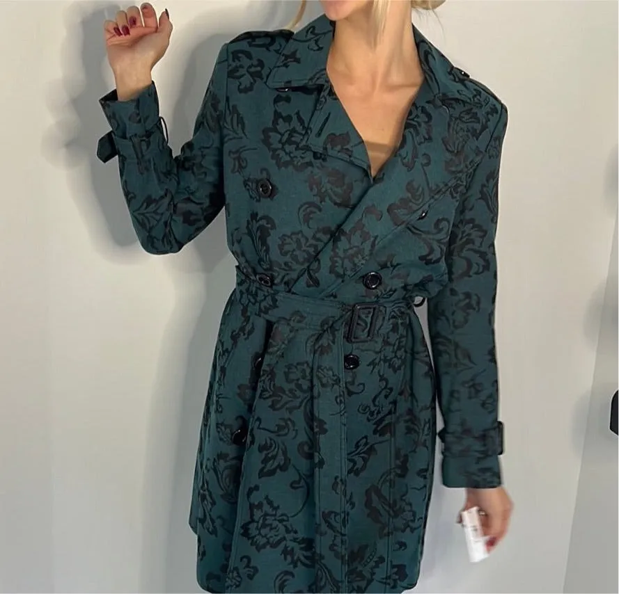 BROCADE TRENCHCOAT
