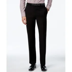 Calvin Klein Mens Slim fit Dress Pants 38 / 32 Black Solid Stretch