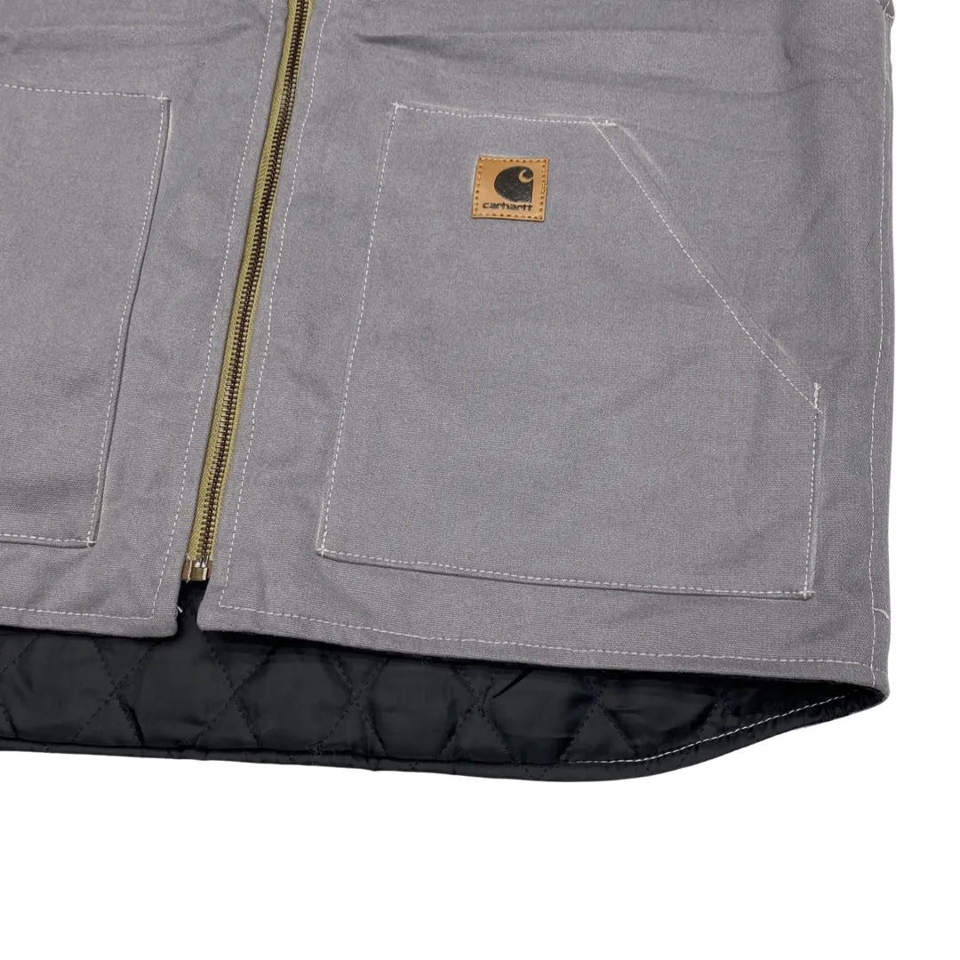 Carhartt Grey Reworked Quilted Gilet
