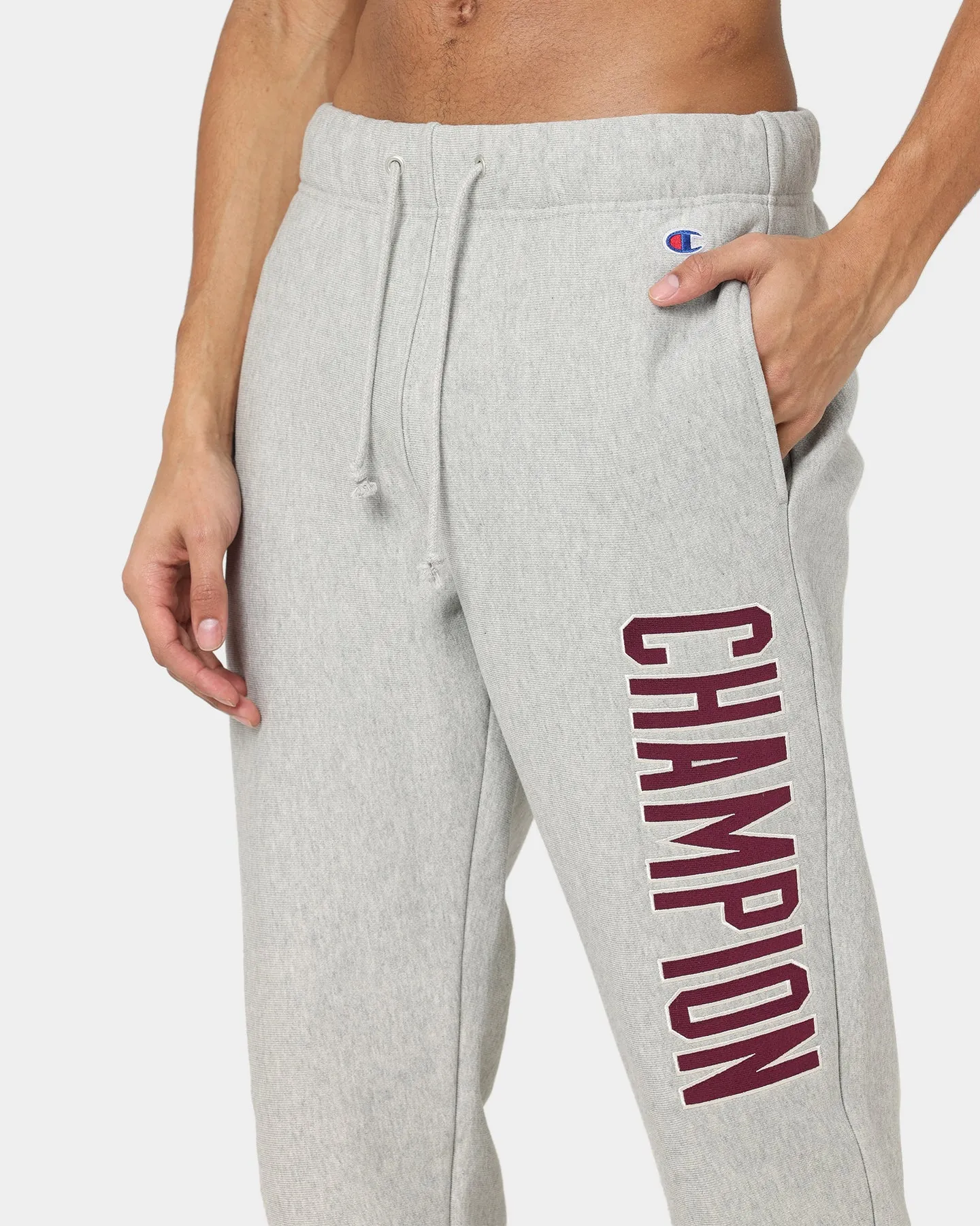 Champion Reverse Weave Collegiate Heritage Joggers Oxford Heather