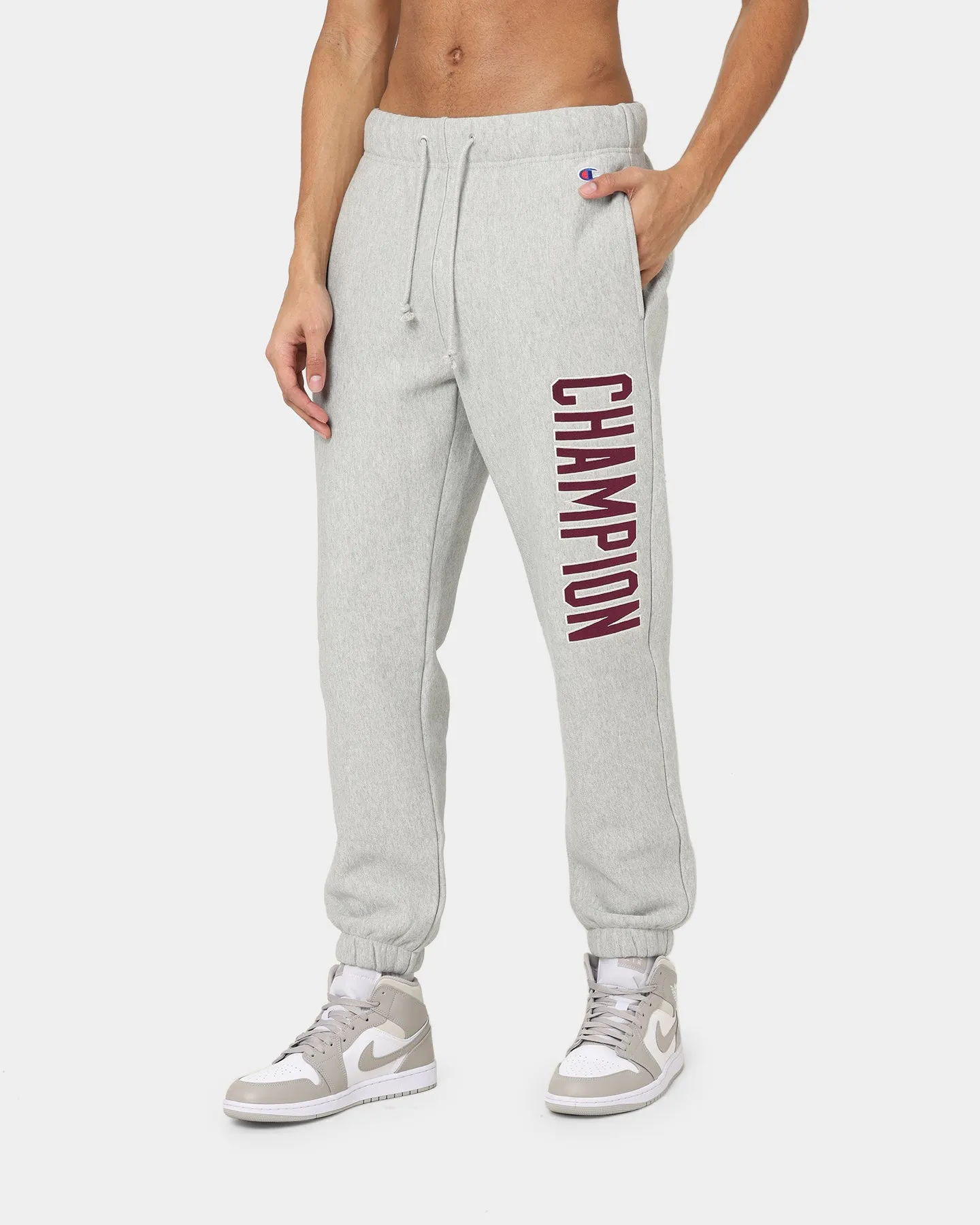 Champion Reverse Weave Collegiate Heritage Joggers Oxford Heather