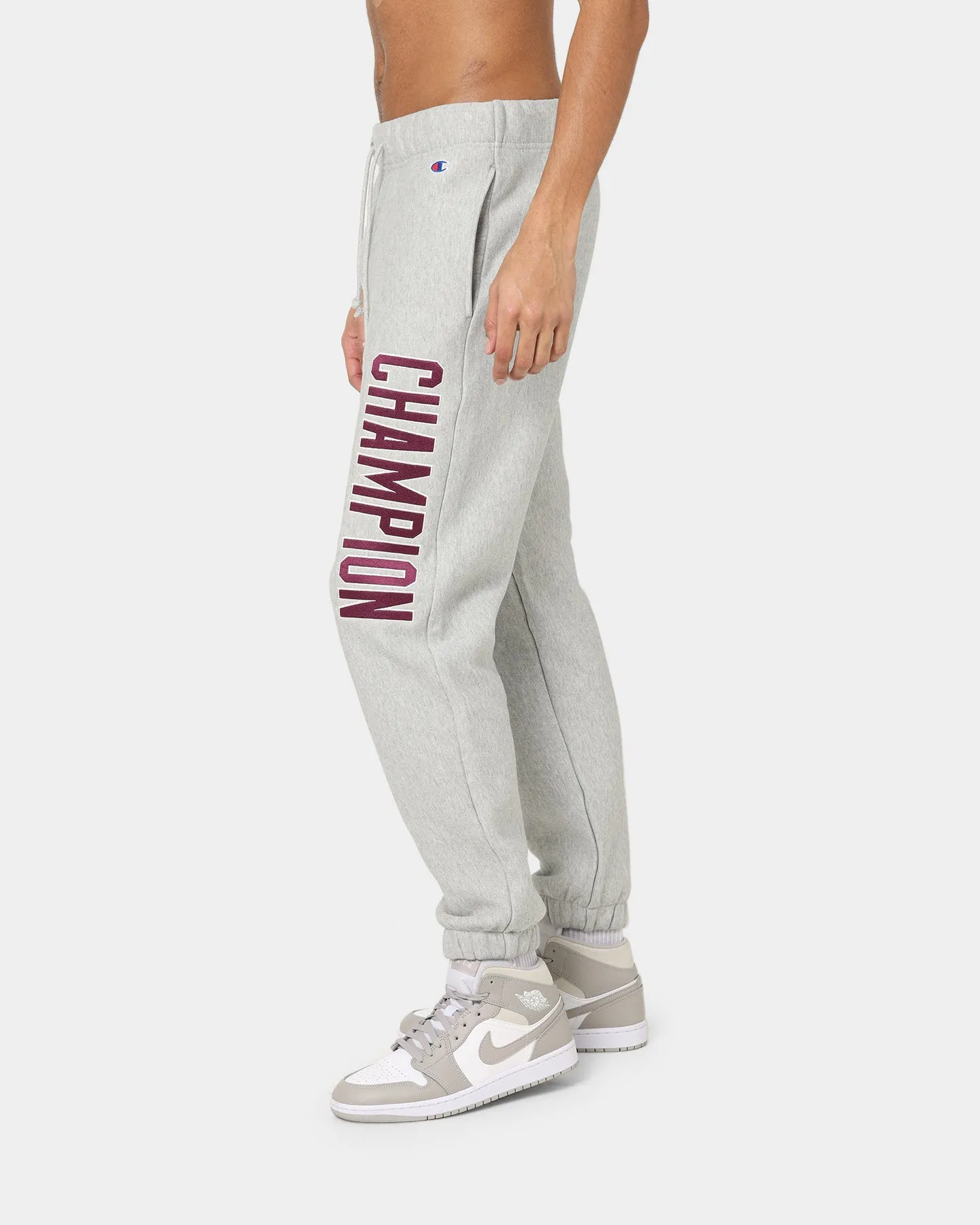 Champion Reverse Weave Collegiate Heritage Joggers Oxford Heather