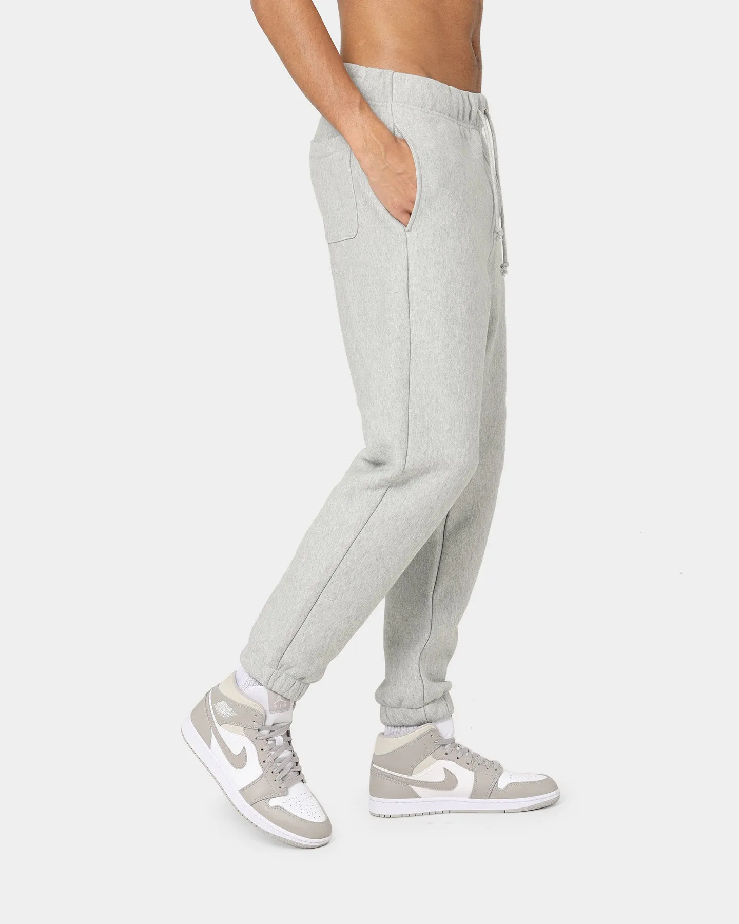 Champion Reverse Weave Collegiate Heritage Joggers Oxford Heather