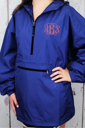 Charles River Lightweight Rain Pullover, Royal *Customizable! (Wholesale Pricing N/A)