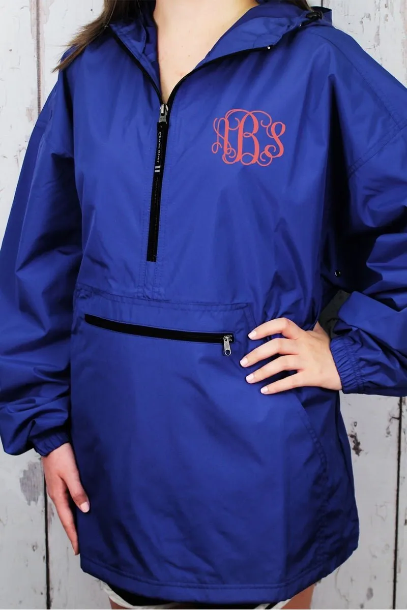 Charles River Lightweight Rain Pullover, Royal *Customizable! (Wholesale Pricing N/A)