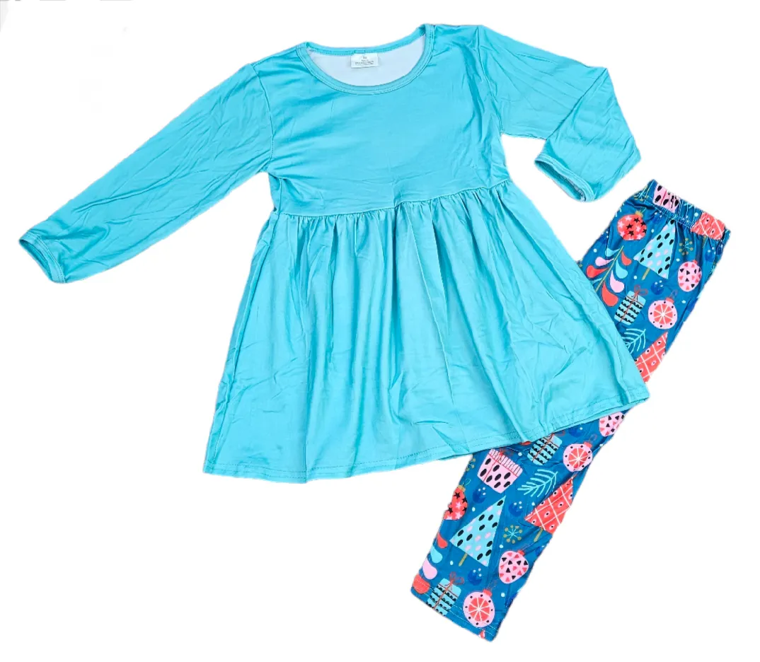 Christmas Ornament Milk Silk Outfit