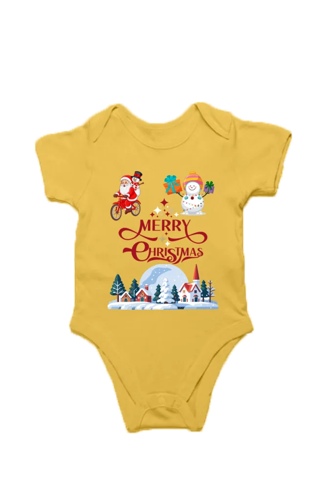 Christmas Special : Baby Rompers Printed For Your Baby's First Christmas Snow Special
