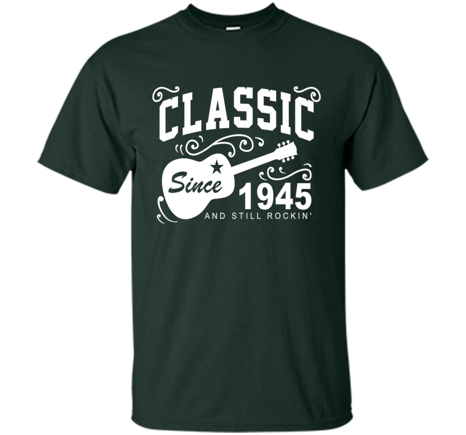 Classic Since 1945 And Still Rockin' T-Shirt. 71st Birthday