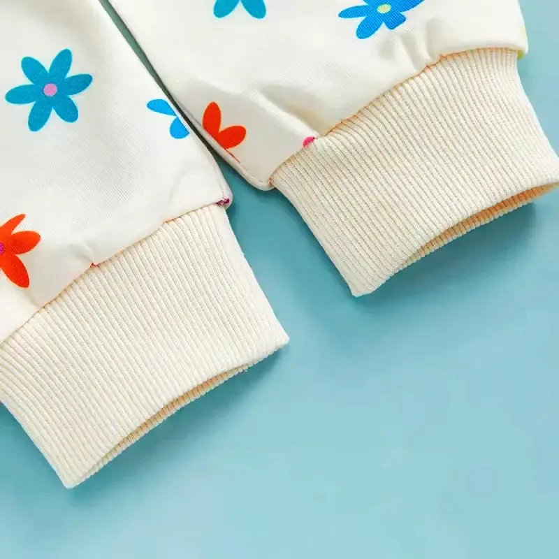 Colorful Love Set 💗 "LOVE" Sweatshirt & Star Print Joggers (0-3T)