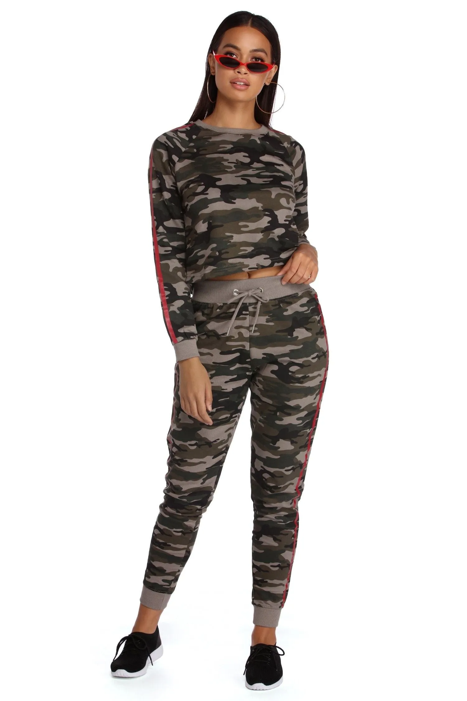 Comfy In Camo Pullover