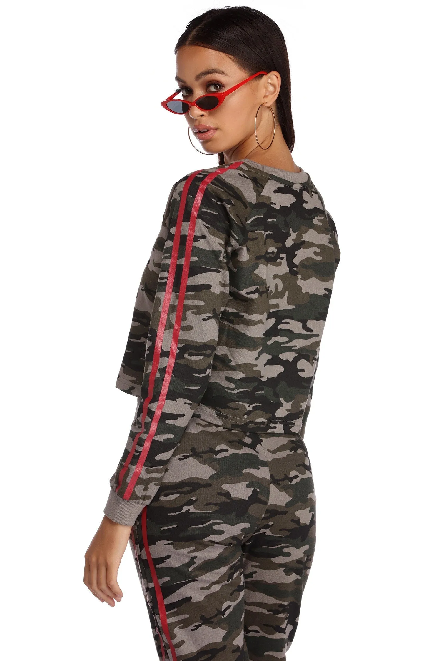 Comfy In Camo Pullover