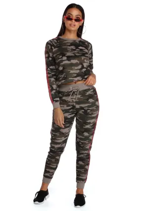 Comfy In Camo Pullover