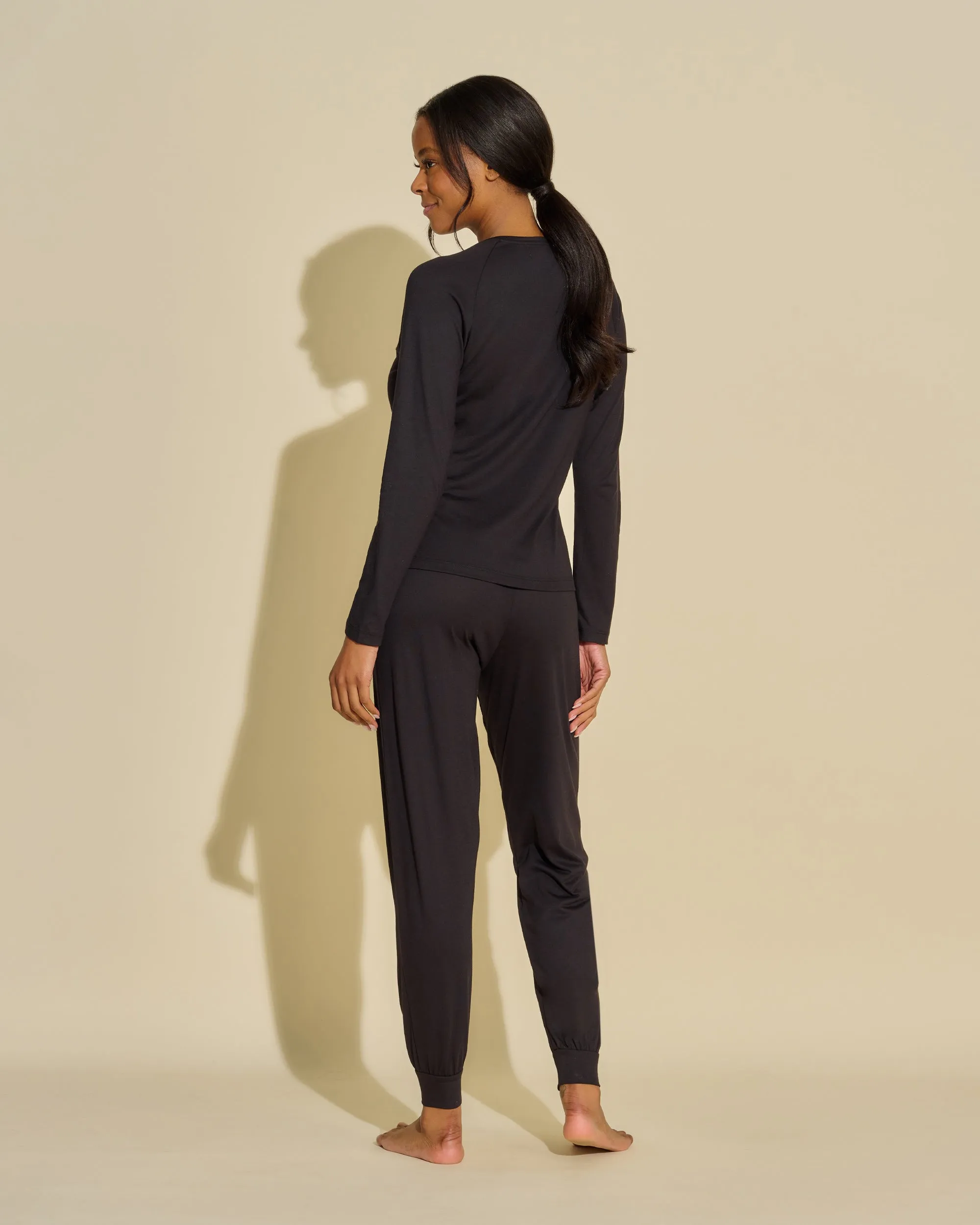 Conjunto De Camiseta De Manga Larga Y Pantalones Joggers