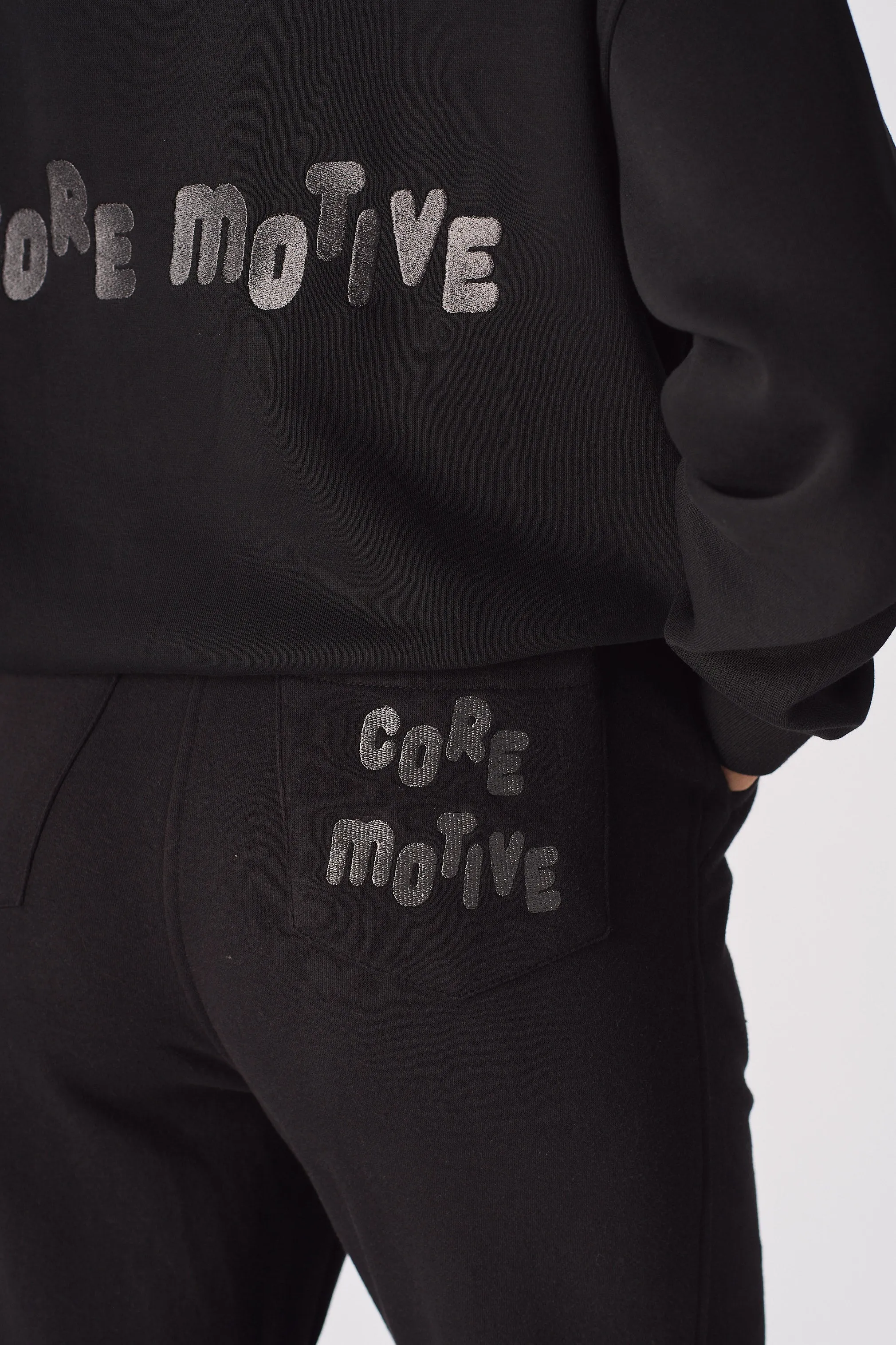 Core Motive Tapered Joggers - Black