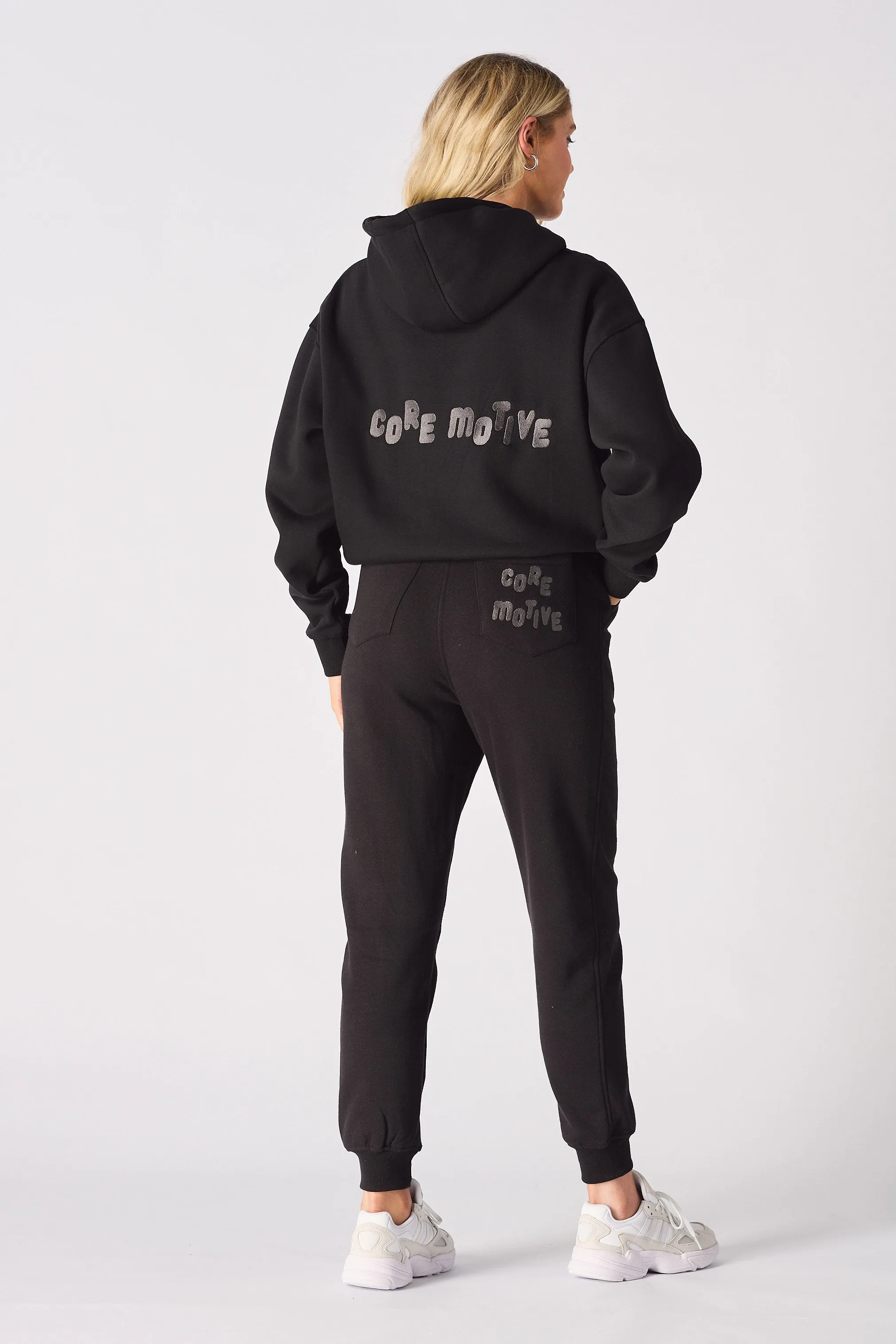Core Motive Tapered Joggers - Black